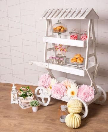 Chariot candy bar bois Cloud vieilli